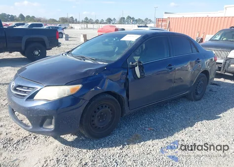 2013 Toyota Corolla Le z USA, uszkodzony, nr VIN 5YFBU4EEXDP208472